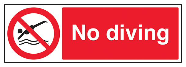 No Diving Landscape