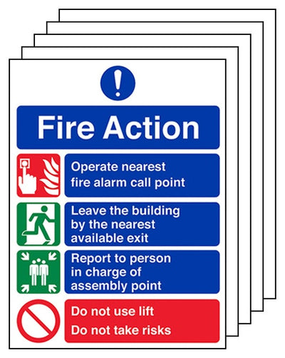 5 Pack Gitd Fire Action Do Not Take Risks