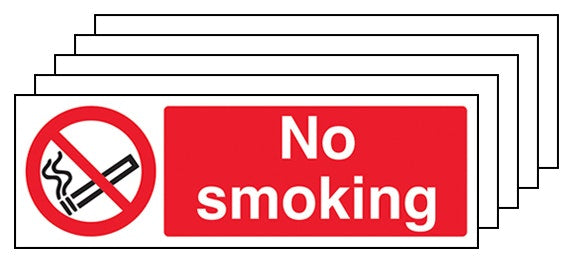 5 Pack No Smoking Landscape