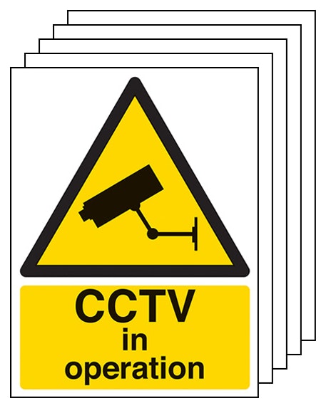 5 Pack Cctv In Operation Portrait