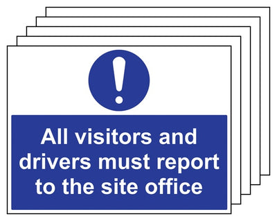 5Pk Visitors And Drivers Report To Site Office
