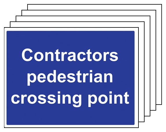 5Pk Contractors Pedestrian Crossing Point