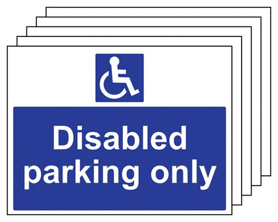 5Pk Disabled Parking Only