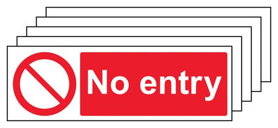 5Pk No Entry Landscape