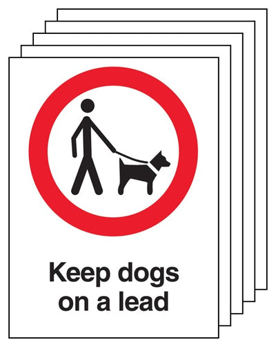 5Pk Keep Dogs On A Lead