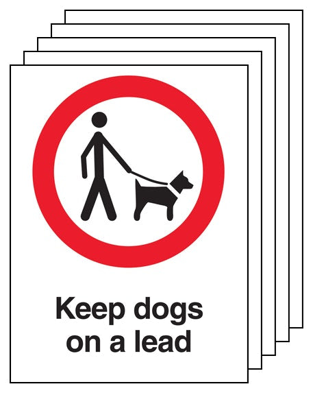 5Pk Keep Dogs On A Lead