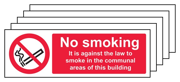 5Pk No Smoking In Communal Area Landscape