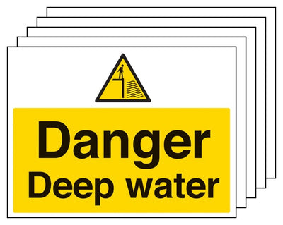 5Pk Danger Deep Water Large Landscape