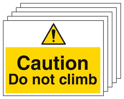 5Pk Caution Do Not Climb Large Landscape