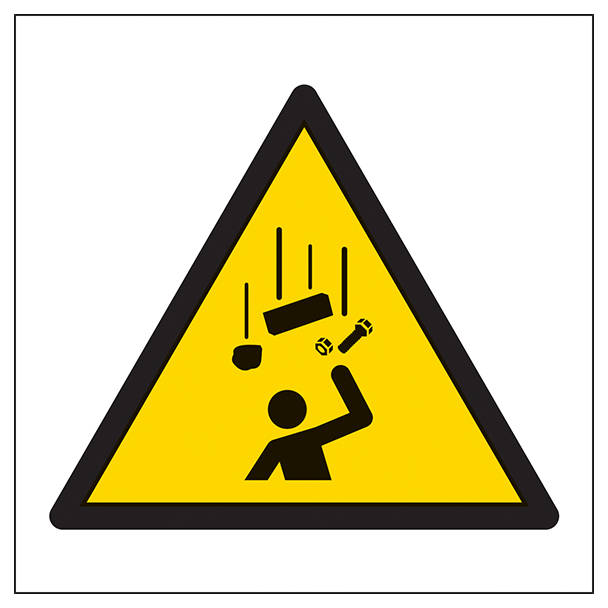 Warning Falling Objects Symbol