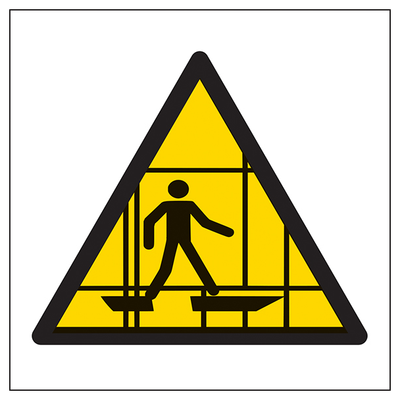 Warning Scaffolding Symbol