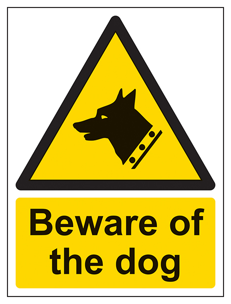 Beware Of The Dog Portrait