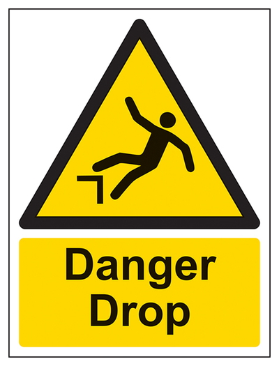 Danger Drop Portrait
