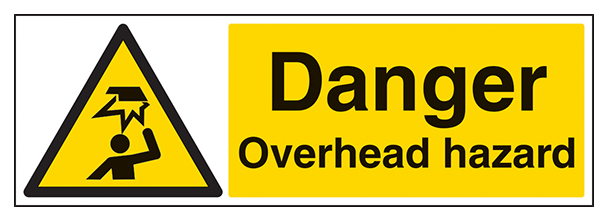 Danger Overhead Hazard Landscape