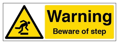 Warning Beware Of Step Landscape