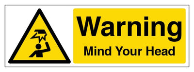Warning Mind Your Head Landscape