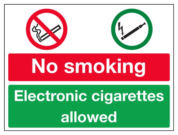 No Smoking Electronic Cigarettes Allowed