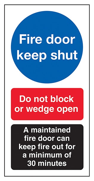 Fire Door Keep Shut Do Not Block A Maintained Door