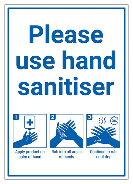 Please Use Hand Sanitiser