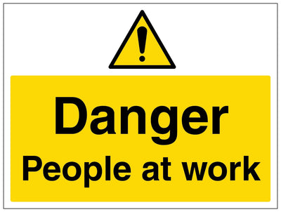 Danger People At Work Large Landscape