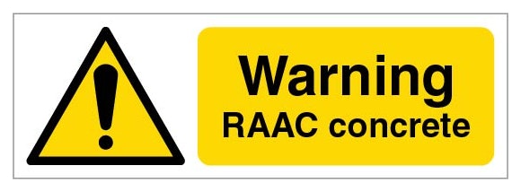Warning Raac Concrete Landscape