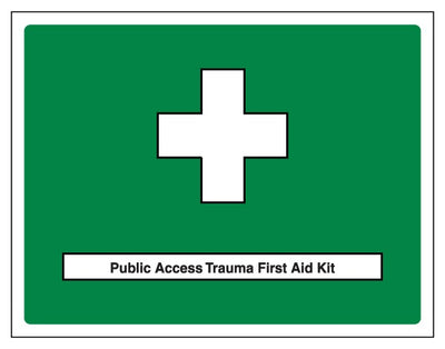 Public Access Trauma First Aid Kit Landscape