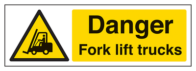 Danger Fork Lift Trucks Landscape