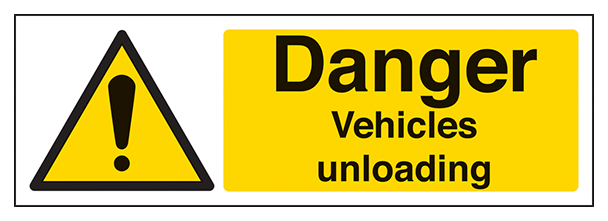 Danger Vehicles Unloading Landscape