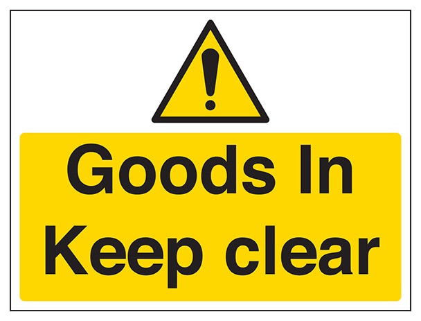 Goods In Keep Clear