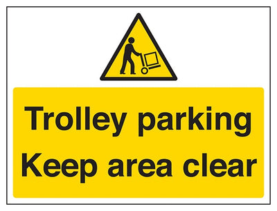 Trolley Parking Keep Area Clear