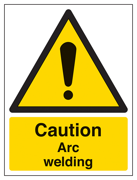 Caution Arc Welding Portrait