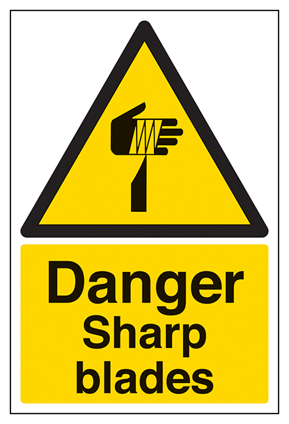 Danger Sharp Blades Portrait