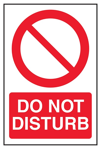 Prohibition Do Not Disturb