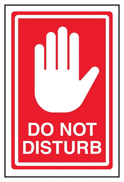 Do Not Disturb Red