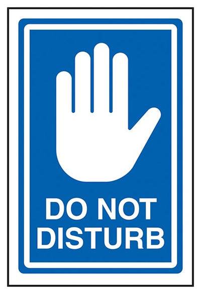 Do Not Disturb Blue