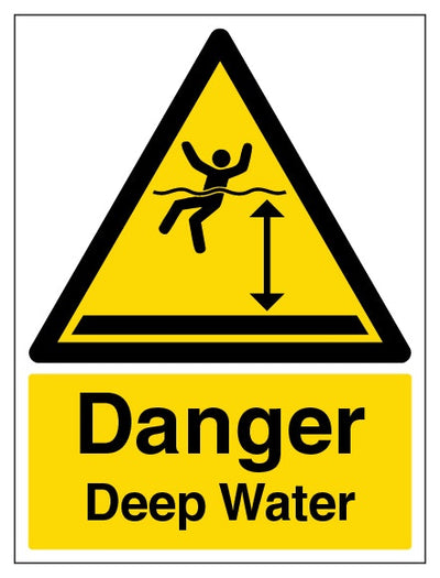 Danger Deep Waters Portrait