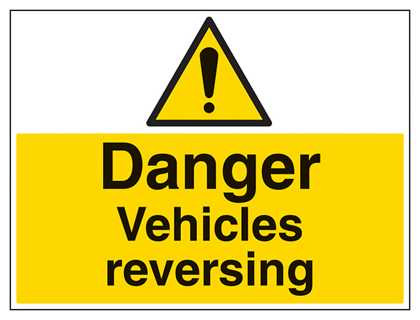 Vehicles Reversing Large Landscape