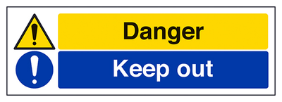 Danger Keep Out Landscape 1