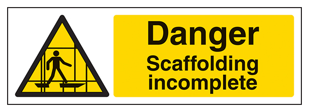 Danger Scaffolding Incomplete Landscape
