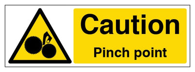 Caution Pinch Point Landscape