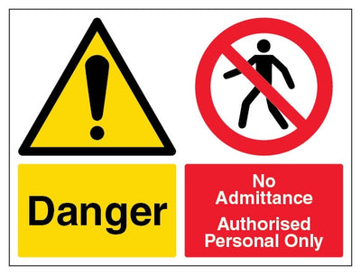 Danger No Admittance Landscape