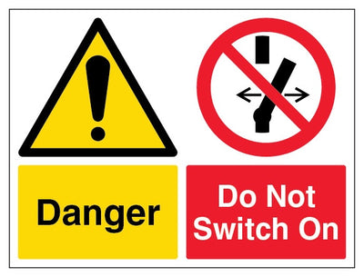 Danger Do Not Switch On Landscape