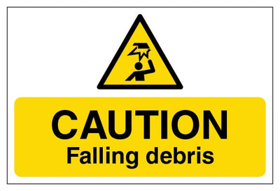 Caution Falling Debris Large Landscape
