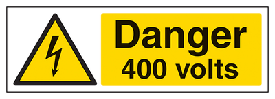 Danger 400 Volts Landscape