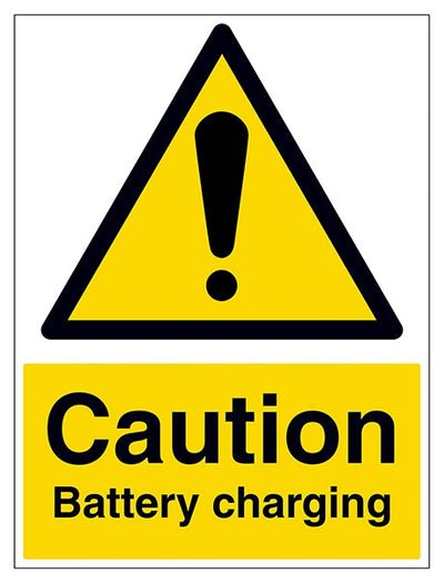 Caution Battery Charging