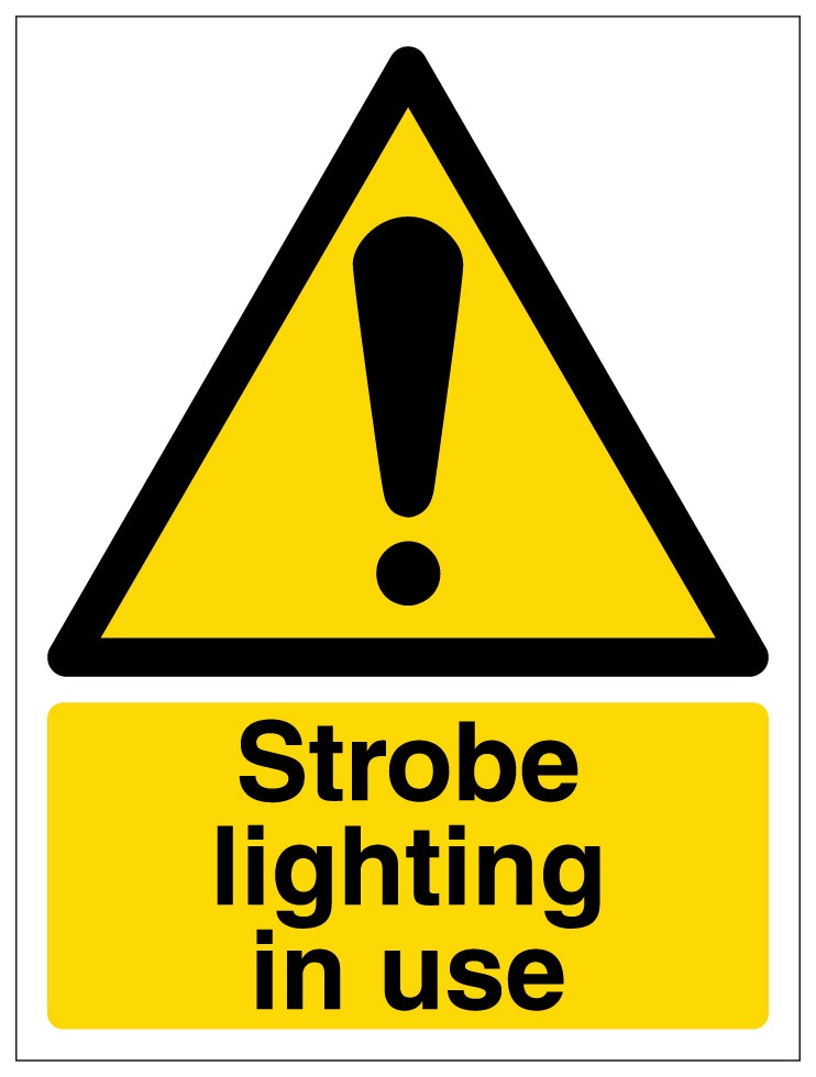 Strobe Lighting In Use Potrait