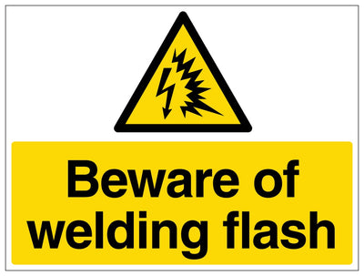 Beware Of Welding Flash Landscape
