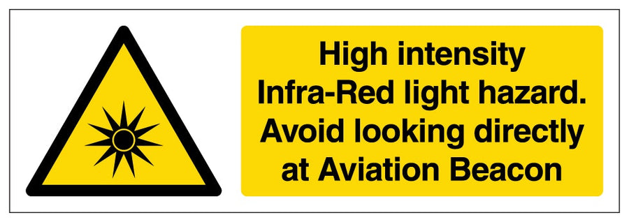 High Intensity Infra Red Light Hazard Narrow Landscape