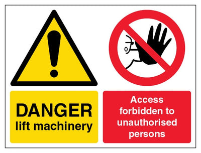 Danger Lift Machinery Landscape