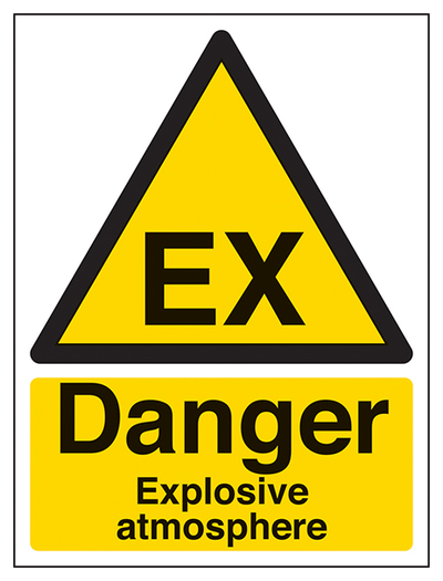 Danger Explosive Atmosphere Portrait